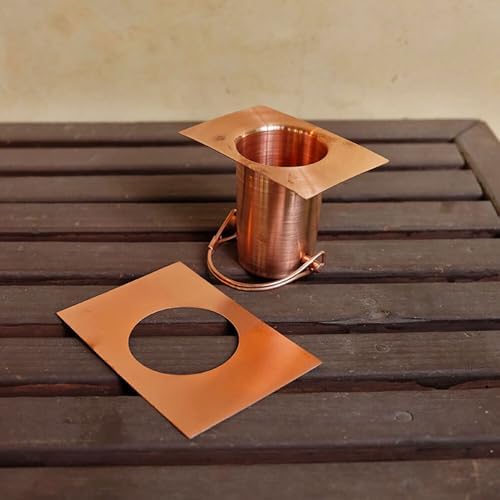 Nutshell Stores Double Loops Rain Chain - Copper - 6 Feet