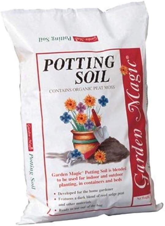 Michigan Peat Garden Magic Potting Soil Mix, General-Purpose Potting Soil for Indoor or Outdoor Container Gardening, 20-Pound Bag, 4 Pack