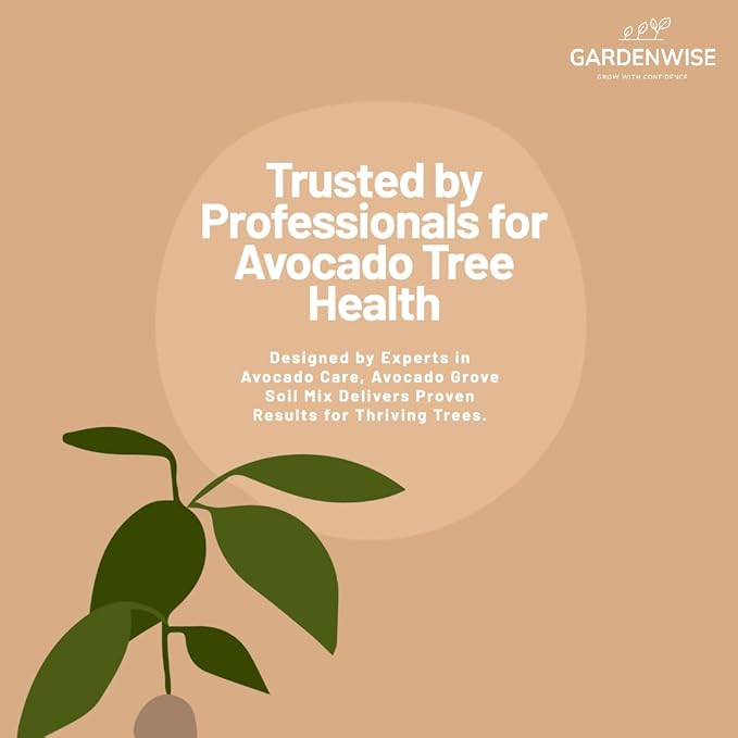 Avocado Tree Soil – Premium Organic Potting Mix for Avocado Trees | Tailored pH & Organic Nutrients | Fast-Draining & Moisture-Retaining | Indoor & Outdoor Use (10 QUARTS)