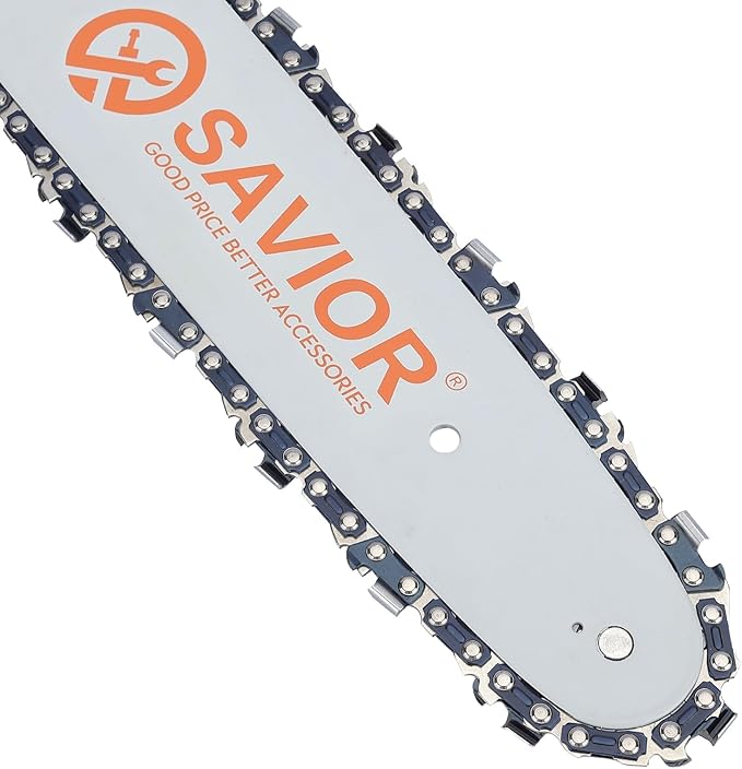 Savior 8 Inch Pole Saw Chain 3/8" LP Pitch .043" Gauge 34 Drive Links Fits DeWalt DCPS620B DCPS620M1 DCCS623B DCCS623L1, Craftsman CMCCSP20, 79240 - DWO1DT608, R34(4 Chains)