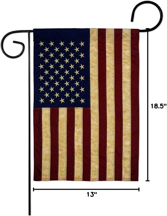 Marine Corps Garden Flag - Pack Armed Forces USMC Semper Fi United State American Military Veteran Retire Official USA Vintage Applique - House Banner Small Yard Gift Double-Sided 13 X 18.5