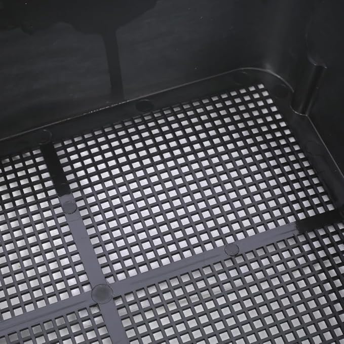 Worm Farm Kit,Worm Composter for Vermicomposting Starter, Indoor & Outdoor Worm Composter, Worm Compost Bin for Recycling Food Waste (Black,4-Tray 20L)