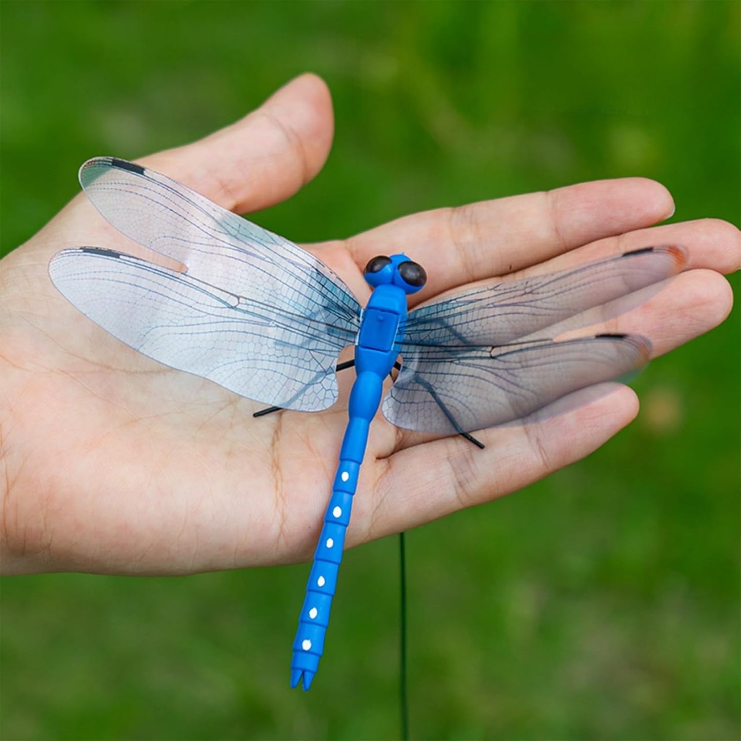 40 Pcs Dragon Fly Clips for Bugs Repellent, 3D Artificial Dragonfly Hat Clip, Dragonfly Garden Decor (40, 4 Colors)
