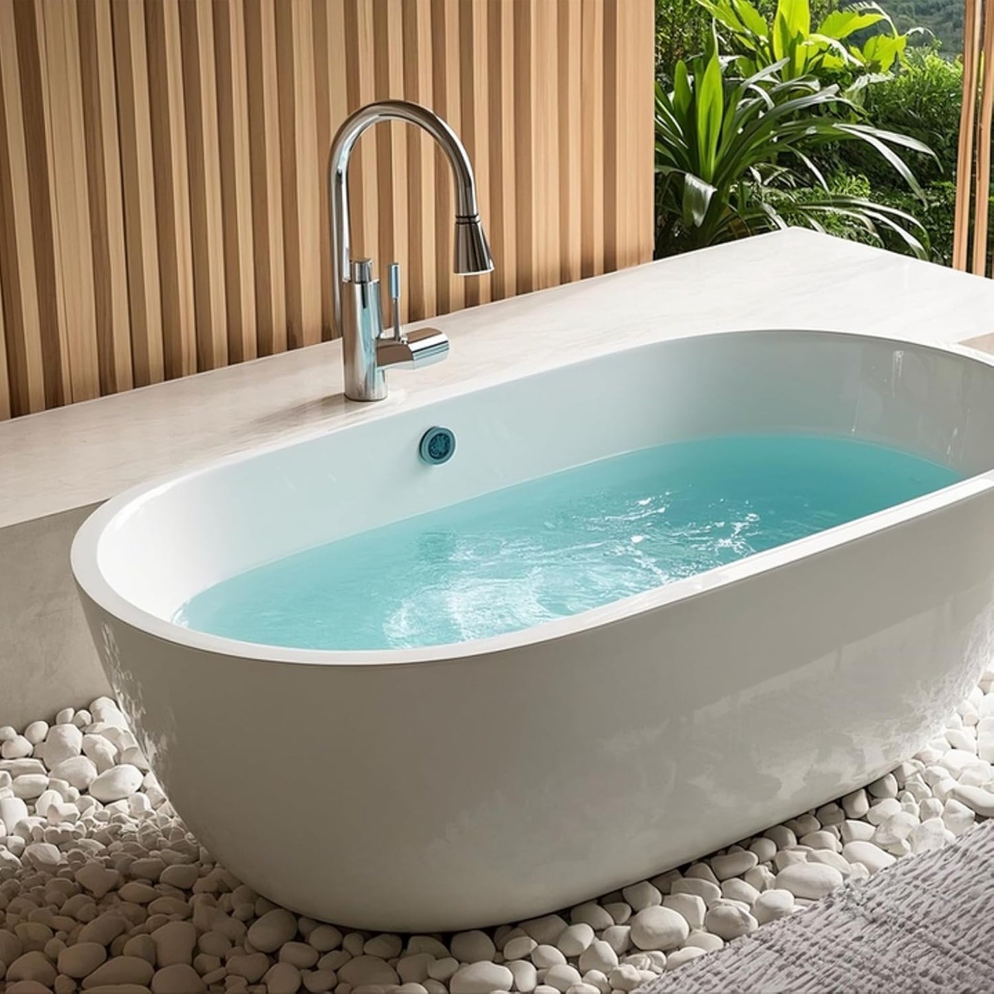 Large River Rocks for Landscaping, 40lbs Aquarium Rocks, 3-4 Inch White Pebbles for Indoor Plants, Natural Stones for Garden Paving Plant Rocks Crafting Walkways