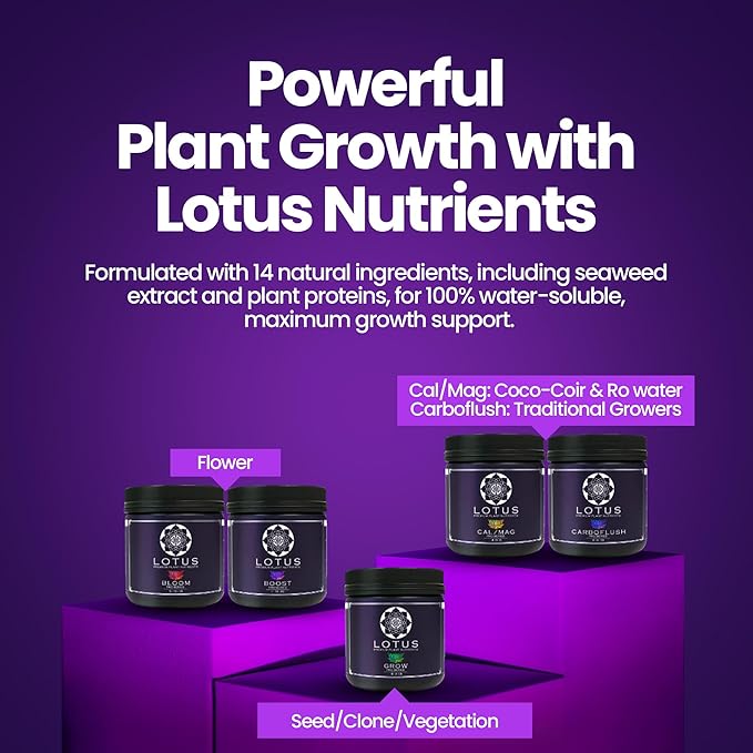 Grow Pro Series - Hydroponic Plant Nutrients and Fertilizer, Water Soluble Plant Food - Massive Roots, Made for Coco Coir, Hydro, & Soil, Enhances Flowering & Fruiting, Indoor & Outdoor Grows 256oz