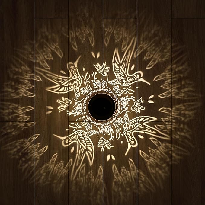 Hummingbird Solar Lanterns Outdoor Waterproof Birthday Gifts for Women Garden Decor Metal Hanging Solar Lights for Yard Hummingbird Thanksgiving Christmas Gardening Gifts for Mom Grandma