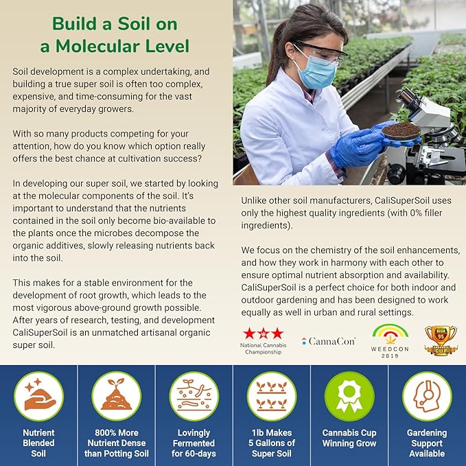 California Super Soil Organic Autoflower Concentrate (5Lbs)