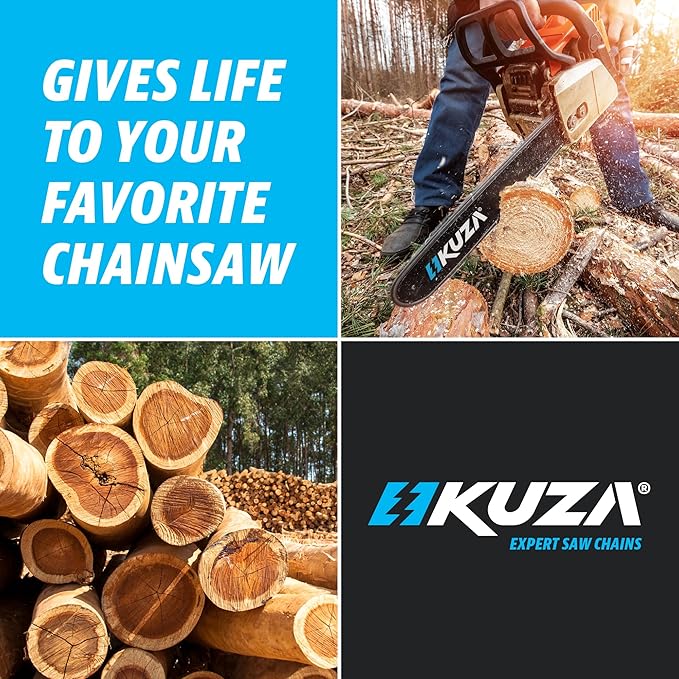 14 Inch Chainsaw Chain 3/8" LP Pitch, 050" Gauge, 52 Drive Links, German Steel, fits Husqvarna 120i, 135, Echo CS-310, Ryobi RY3714, Makita XCU11Z, EGO, WORX, POULAN and more