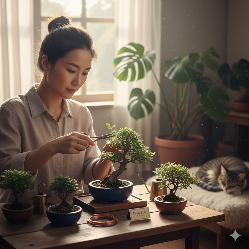 4-6  The Allure of Bonsai: Mini Bonsai Cultivation Techniques for Beginners Petal Pals