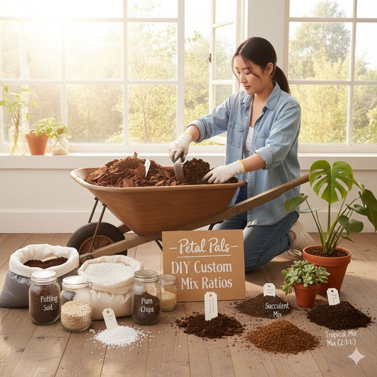 4-9  DIY Custom Potting Mix: Unveiling the Optimal Soil Ratios for Every Plant Type Petal Pals