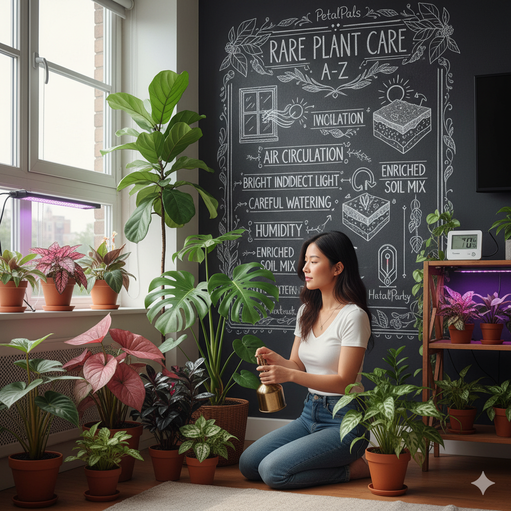 An A to Z Guide for the Picky Plant Parent: How to Care for Rare Plants Petal Pals