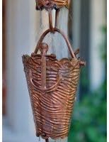 Nautical Cups Copper Rain Chain with Installation Kit - 10 Foot