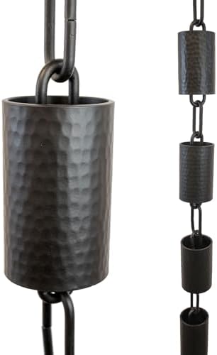 Nutshell Stores Kenchiku Rain Chain - Black - 15 Feet