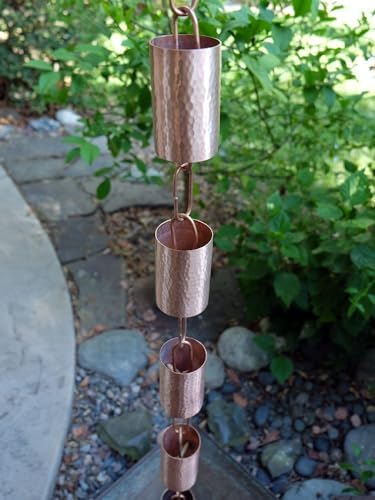 Nutshell Stores Kenchiku Rain Chain - Copper - 17 Feet