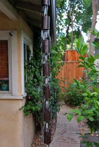 Nutshell Stores Kenchiku Rain Chain - Bronze - 11 Feet