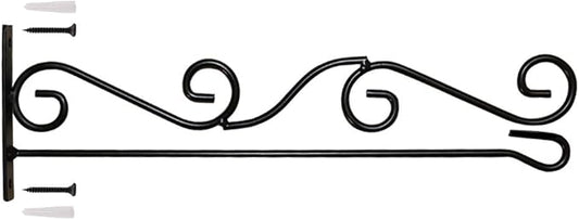 Wall Garden Flag Holder,Wall Garden Flag Stand,Garden Flag Scroll Hanger,Garden Flag Wall Hanger,one Piece Garden Flag Stand for Wall Porch,Great Gifts Ideas