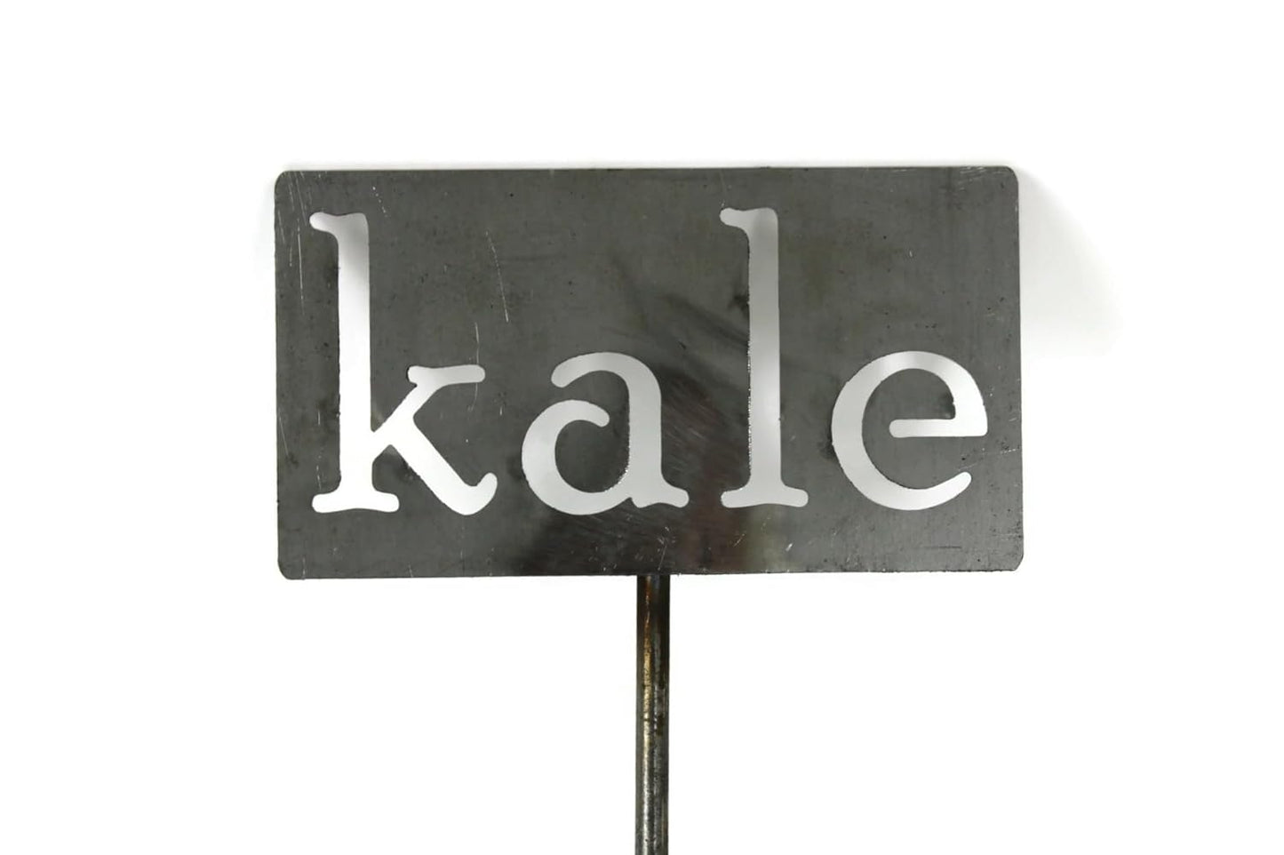 Classic Metal Garden Markers 19 Inches Tall (kale, Raw, Unfinished Steel (will rust with time))