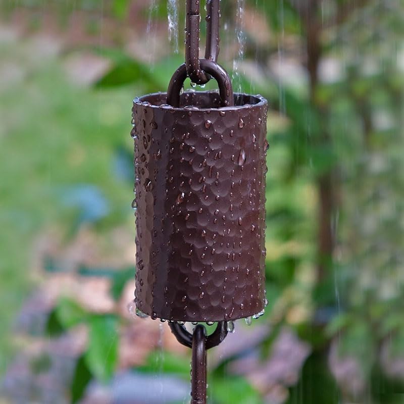 Nutshell Stores Kenchiku Rain Chain - Bronze - 9 Feet