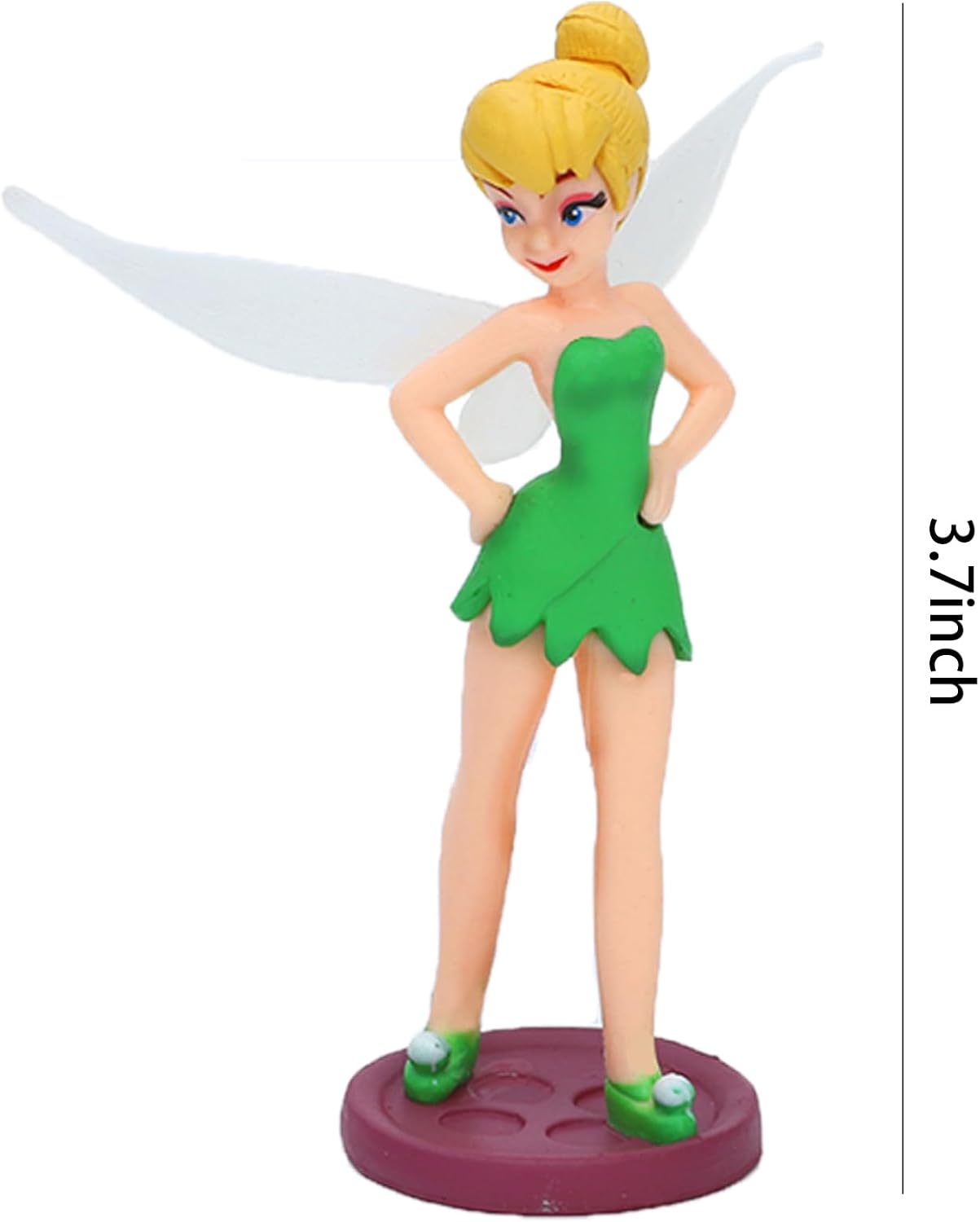 ONEST 13-Piece Miniature Garden Accessories - Small Hand Painted Fairy Figures, Girl Fly Wing Figurines for Car Decor, Fairy Garden, Flower Pot, Birthday Cake Topper