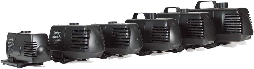 The Pond Guy MagFlo High-Efficiency Compact Pump for Small Water Gardens, Quiet Multi-Purpose System for Waterfalls, Fountains or Spitters, 1000 GPH