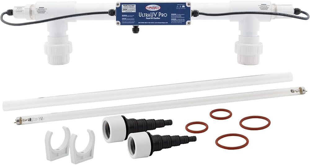 The Pond Guy UltraUV Pro Ultraviolet Lamp for Koi Ponds & Water Garden, EPA Registered Light for Green Water & Planktonic Algae Treatment, 55 Watt