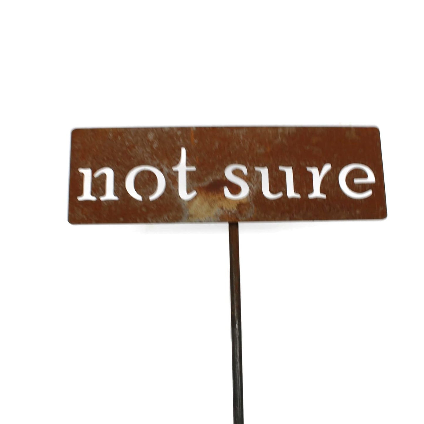 Classic Metal Garden Markers 19 Inches Tall (not sure, Naturally Rusted)