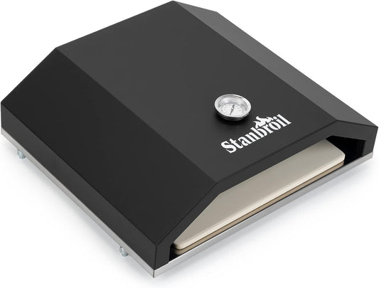 Stanbroil Outdoor Pizza Oven for Blackstone 17" or 22" Tabletop Griddles, Portable Pizza Maker with 13" Pizza Stone and Temperature Gauge, Blackstone Flat Top Gas Grill Accessories