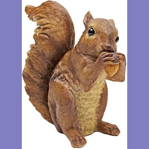 Design Toscano Woodland Squirrel Statue: Chomper