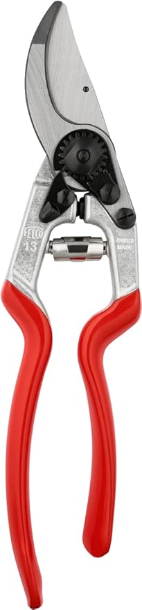 Felco F-13 Pruning Shears – 10.6" Garden Clippers with Dual-Hand Use & 30mm Cut | Hand Pruners for Gardening | Garden Tool Cutter with Bypass & Anvil Blades, Forged Aluminum Handle, Large Hand Fit
