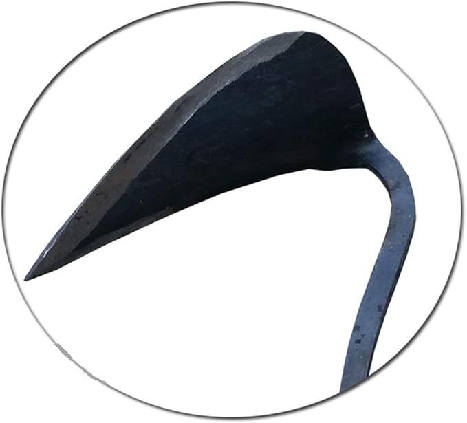 HANSHIN Premium Forged Gardening Hand Plow Hoe, Korean Daejanggan Style Ho-Mi(Weeding Sickle) for EZ Digger Tools, 1 Pack