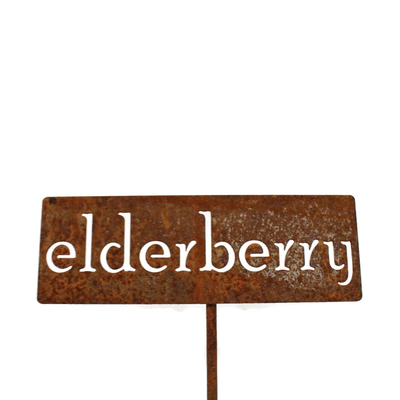 Classic Metal Garden Markers 19 Inches Tall (elderberry, Naturally Rusted)