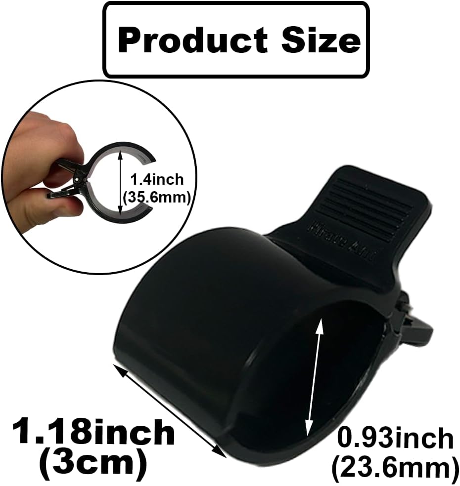 Greenhouse Clamps for3/4-1 Inch PVC Pipe, Greenhouse Hoops,Support Frame,Grow Tunnel,Plant Support Garden Stakes.Black Garden Clips For Fixing Plant Cover, Plastic Sheeting, Film Row Cover, Net.