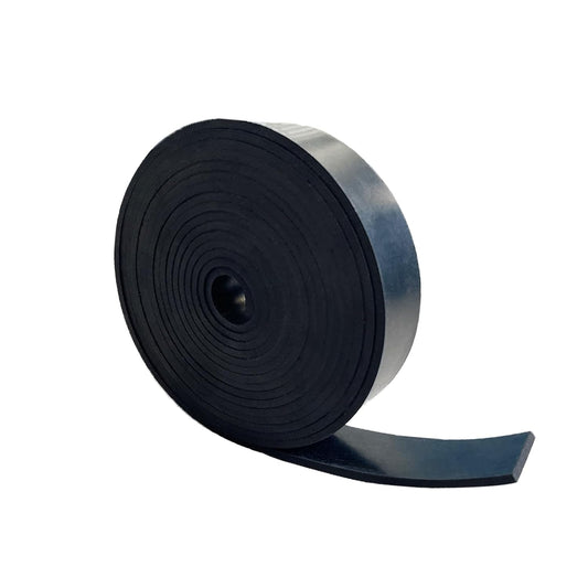 Solid Rubber Sheets,Rolls & Strips 1/8 (.125)" Thick X 1" Wide X 10'Long, Solid Rubber Strips for DIY Gaskets Crafts Pads Sealing Abrasion Supports Flooring Protection Warehouse