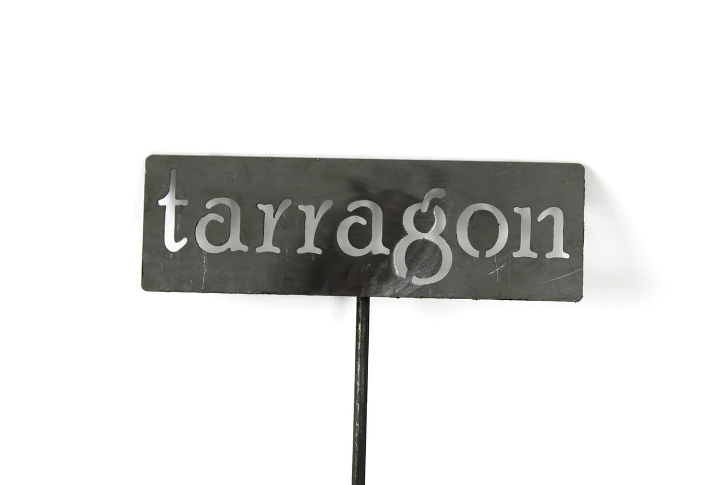 Classic Metal Garden Markers 19 Inches Tall (tarragon, Raw, Unfinished Steel (will rust with time))