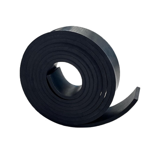 Solid Rubber Sheets,Rolls & Strips 1/4 (.25)" Thick X 2" Wide X 10'Long, Solid Rubber Strips for DIY Gaskets Crafts Pads Sealing Abrasion Supports Flooring Protection Warehouse