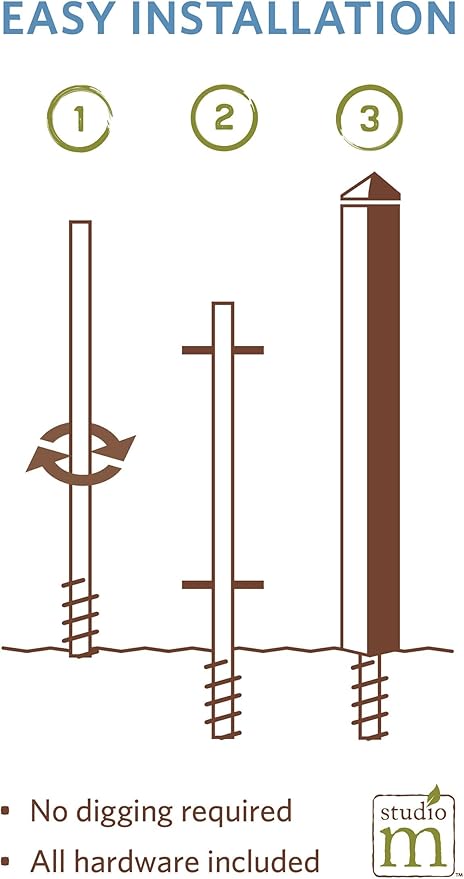 Studio M Art Pole, PVC Weather Resistant Pole with Vinyl Bowl 20 inches Tall Outdoor Decoration for Gardens, Patios, Yards, Landscaping and Birding Accessories, Crossing The Rainbow Bridge