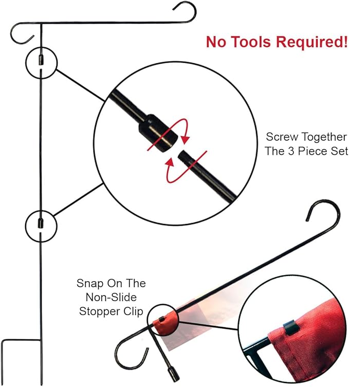 Virginia Tech Hokies Garden Banner Flag with Flag Pole Stand Set