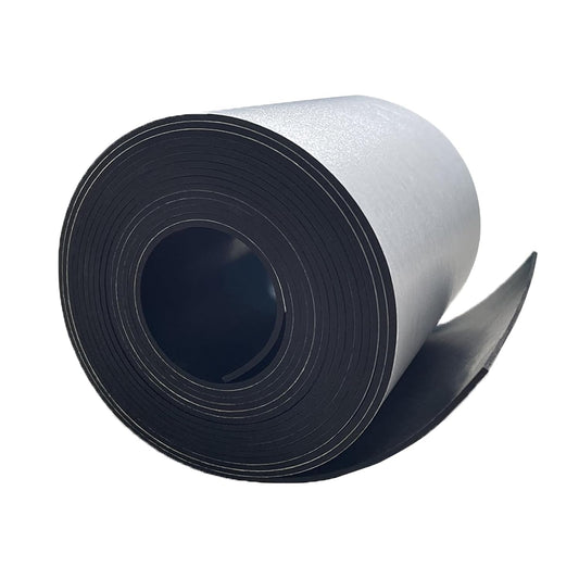 Adhesive Rubber Strips 1/16 (.062)" Thick X 4" Wide X 10'Long, Solid Rubber Strip with Adhesive for DIY Gaskets Crafts Pads Sealing Abrasion Supports Flooring Protection Warehouse