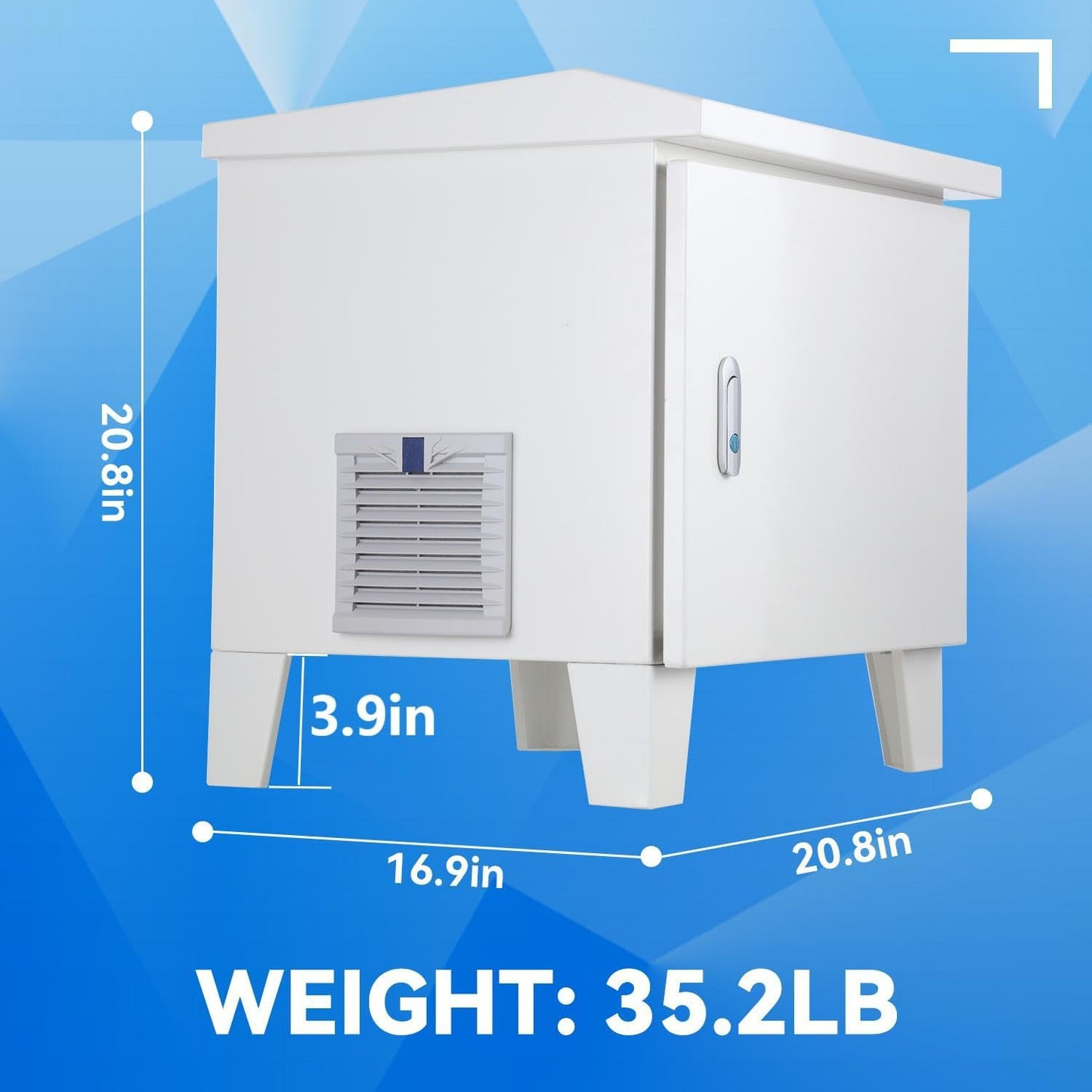 Pond Aerator Pump and Pond Aerator Weatherproof Outdoor Cabinet