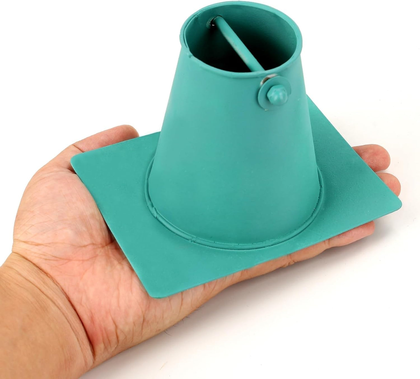 9FT Rain Chain Set with Adapter, Anti-Rust Rain Chain for Ouutside, 16 Flower Rain Chain for Gutter,Garden Decoration Rain Chain, for Family,Friends (Light Blue)