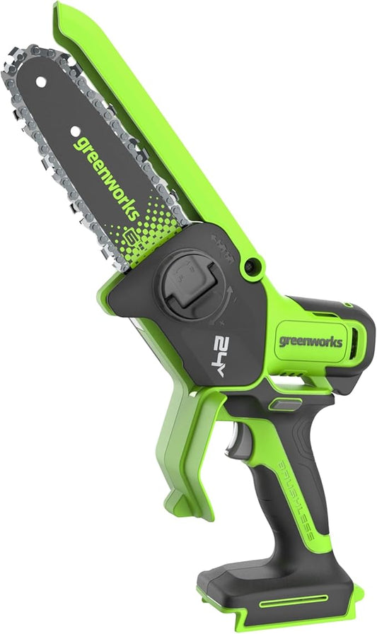 Greenworks 24V 6in BL Pruning Saw w/Auto Oiler, Tool Only