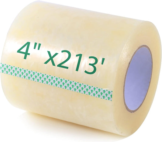 Greenhouse Repair Tape, 6.3 mil Thickness Greenhouse Plastic Tape, Clear UV Resistant Greenhouse Sheeting Coverings Film Tape(4inX213ft)