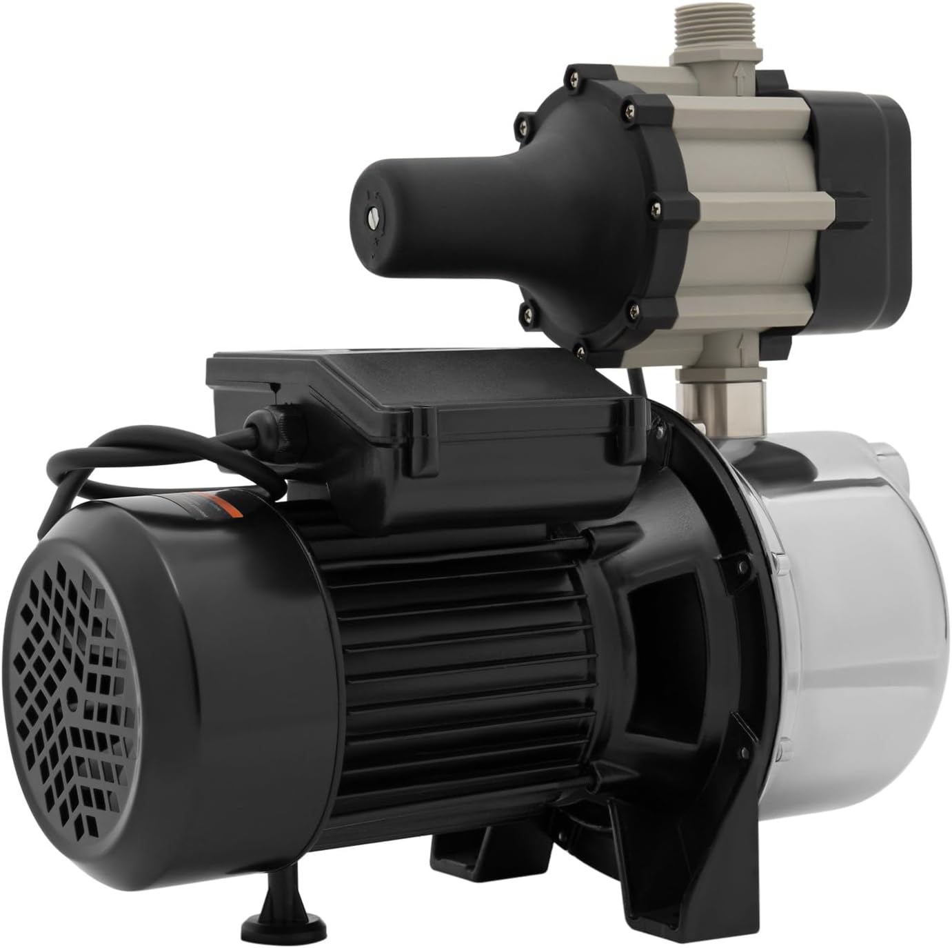 1.5HP 1200GPH 164ft Head Garden Hose Water Booster Pump - 115V Shallow Well Sprinkler Pump with Automatic Controller - High-Flow Irrigation, Draining & Water Transfer Jet P ump