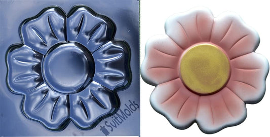 SvitMolds Concrete Mold DIY Flower Stepping Stone Mold Concrete Cement Mould ABS for Garden Path S14