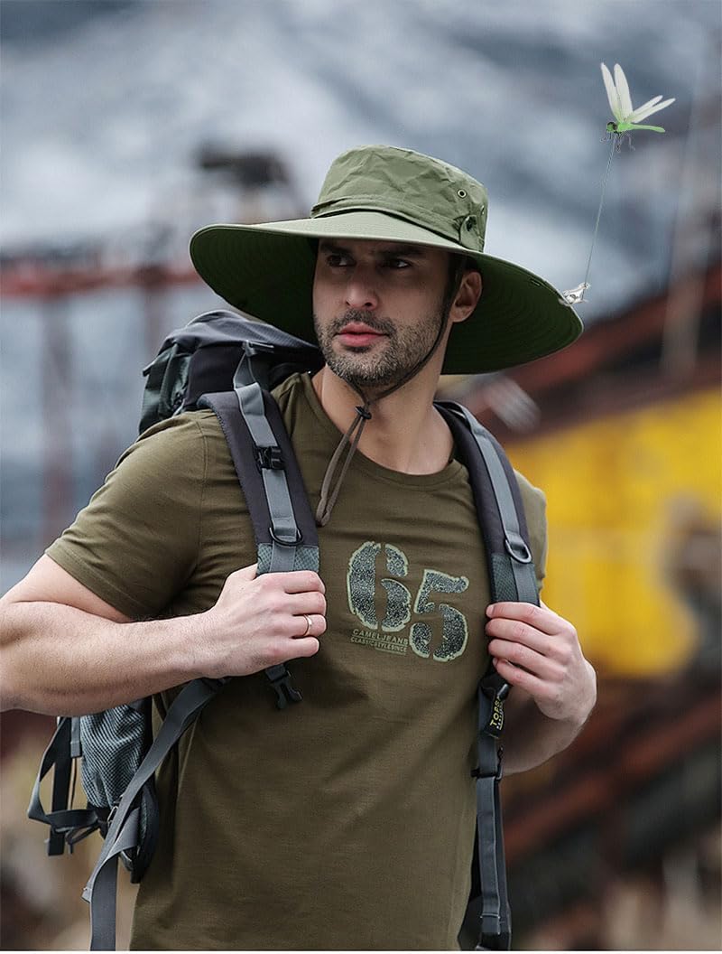 Spiritlele 8 PCS Fake Dragonfly Clip Colorful Hat Clip 3D Dragonfly Garden Decor for Patio Outdoor Indoor