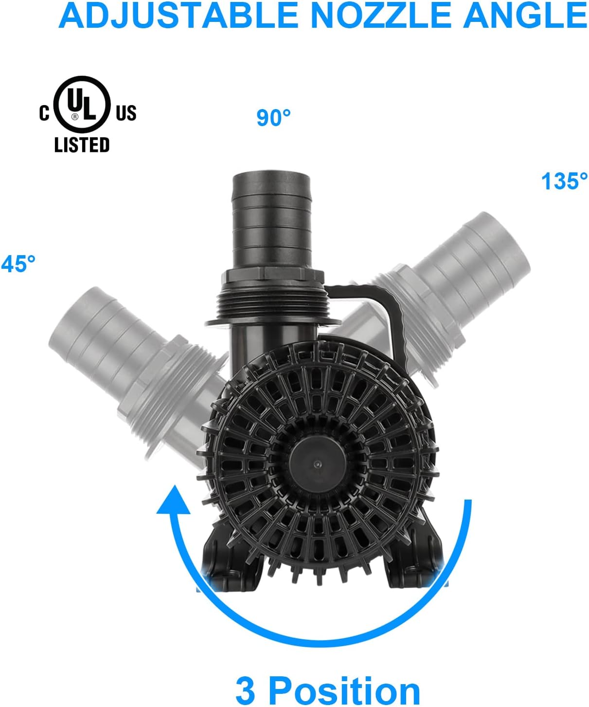 OYO WATER Outdoor Large 8300gph-520W 32.8FT Pond Water-fall & Kio Fish Fountain-s &Garden Pump Submersible IPX8: Long 32.8FT Cord Smart-er & Quieter Duck & Yard &Patio Ponds Pumps, 1 Barrier Pump Bag