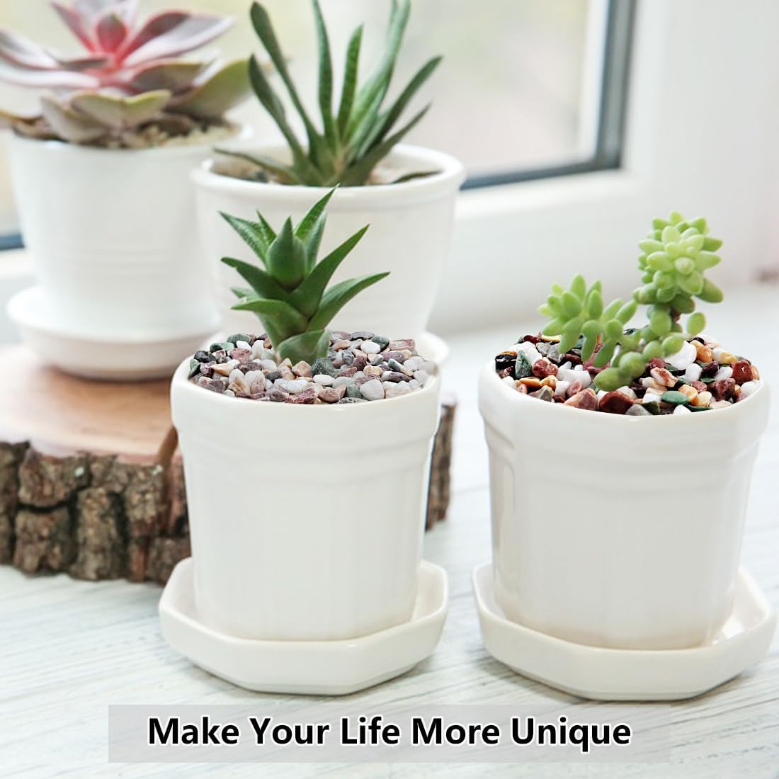 5LB Succulent and Cactus Gravel Pebbles, 1/5 Inch Natural Decorative Polished Stones, River Rocks for Vases Gardening Indoor and Outdoor Decorative Rocks, Colorful