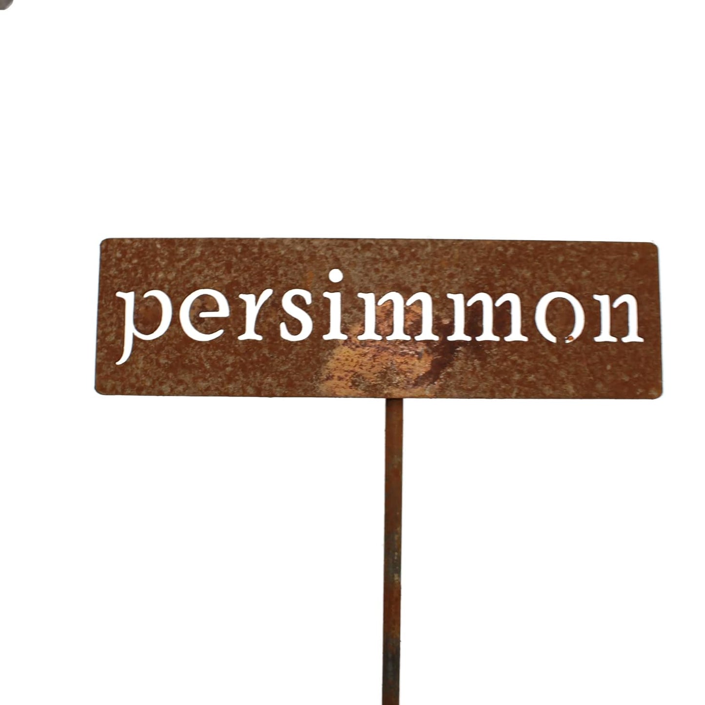 Classic Metal Garden Markers 19 Inches Tall (persimmon, Naturally Rusted)