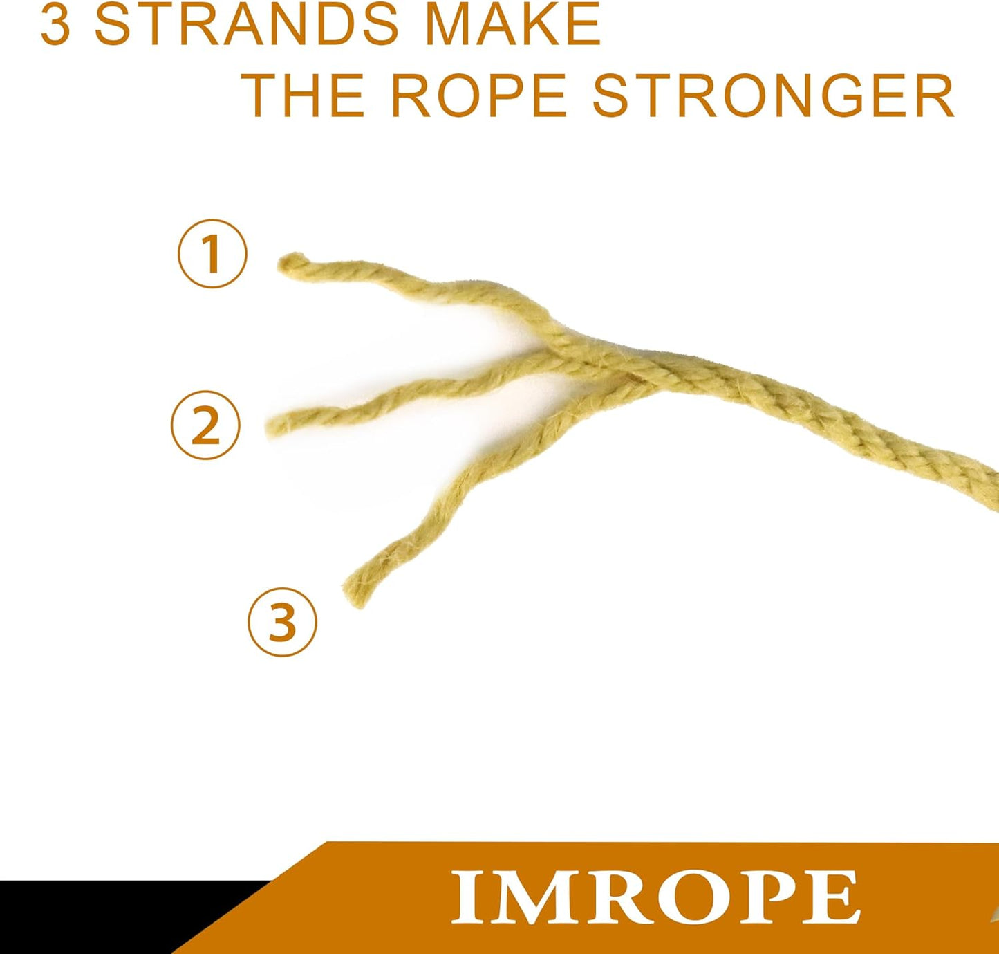 4mm x 500 Feet Yellow Jute Rope, Twine for Gardening Tomato Climbing Plant Tie Floristry Crafts Gift Wrapping Packing Decor