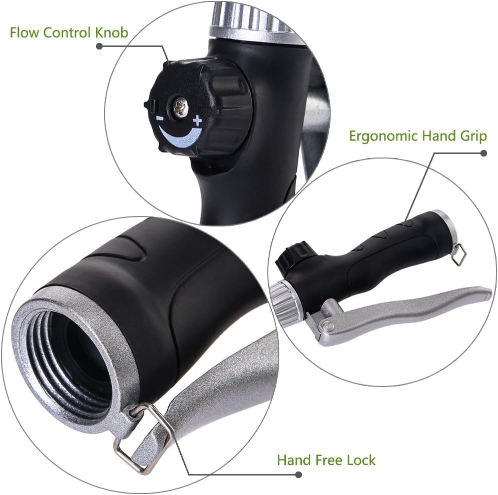 GREEN MOUNT Watering Wand, 24 Inch Sprayer Wand with Superior Stainless Head, Perfect for Hanging Baskets, Plants, Flowers, Shrubs, Garden and Lawn